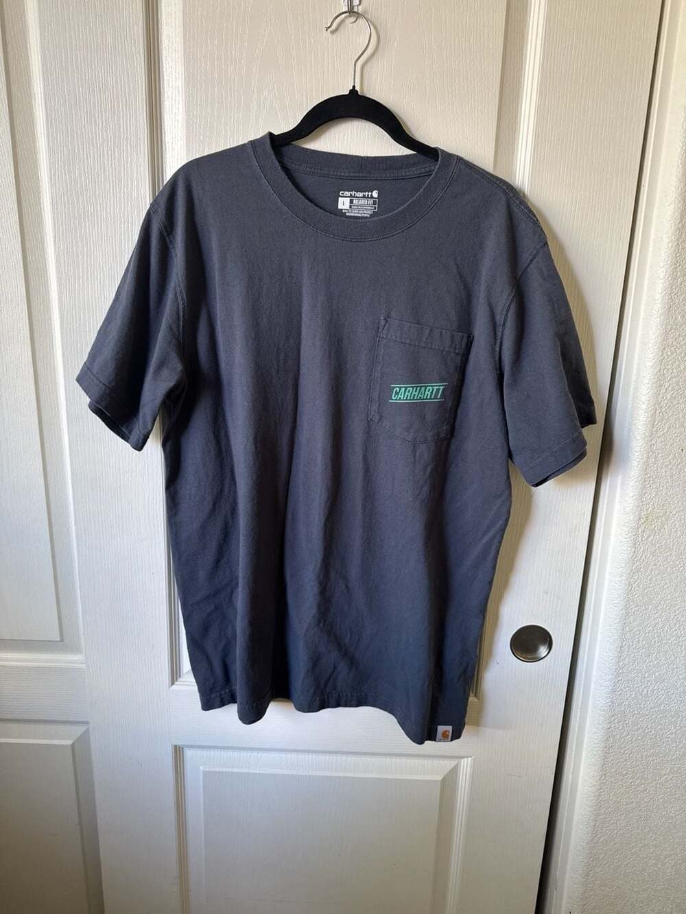 Carhartt Relaxed Fit Heavyweight Mountain Graphic Pocket T-Shirt, Size L